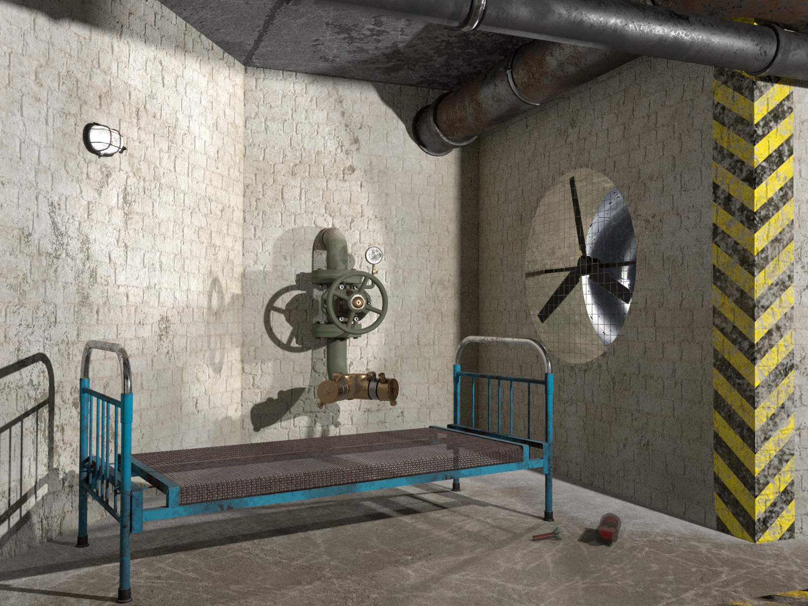 Old Bunker for DAZ and Poser by N/A