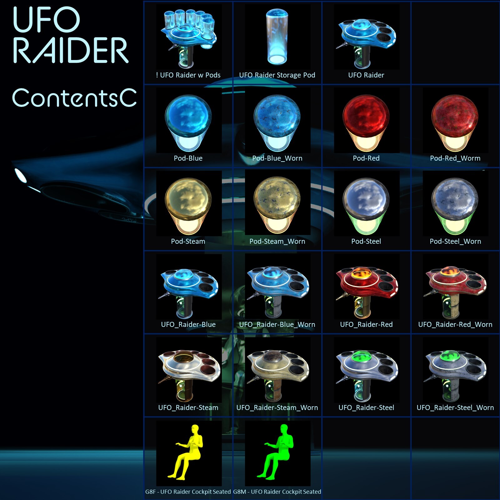UFO Raider Ship by N/A