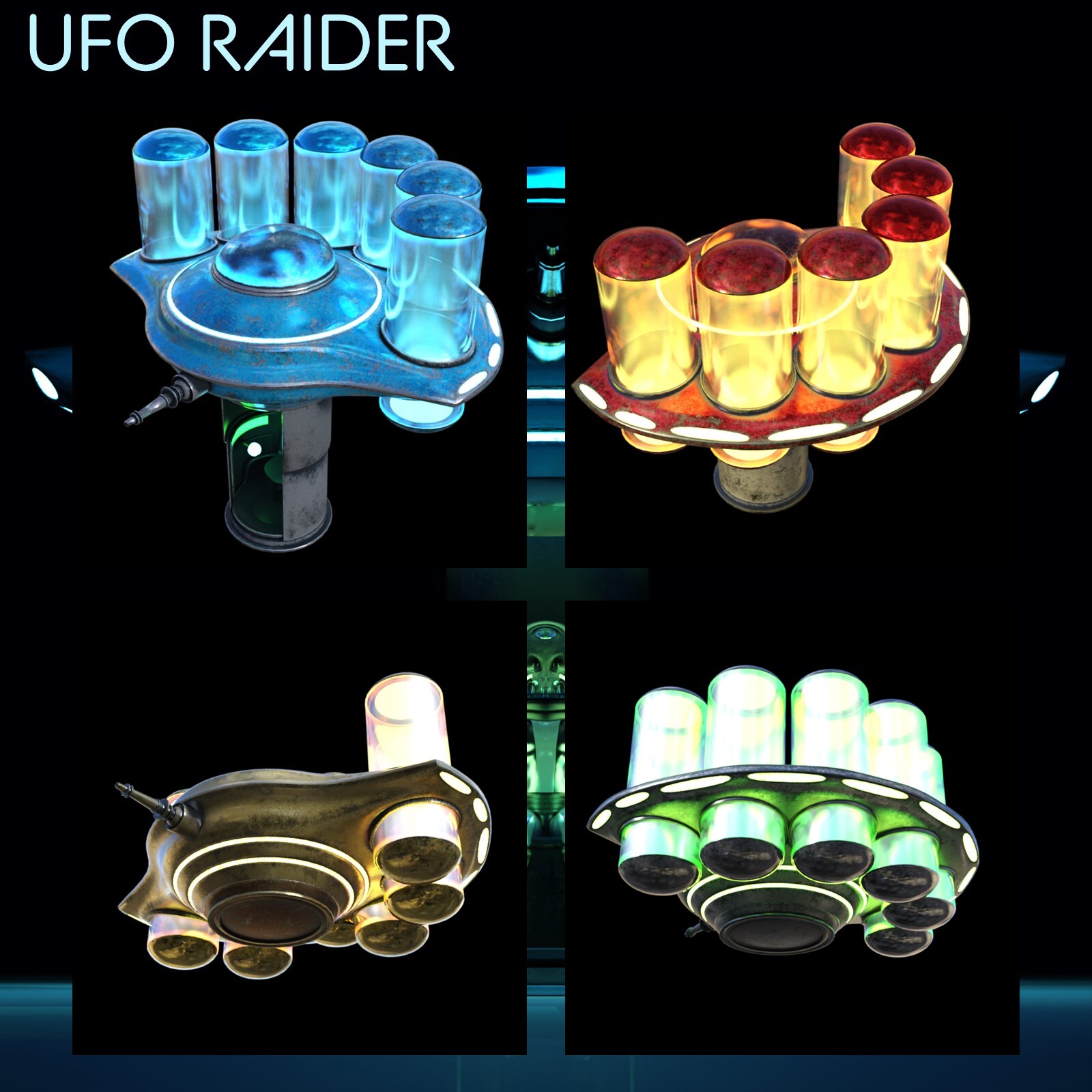 UFO Raider Ship by N/A