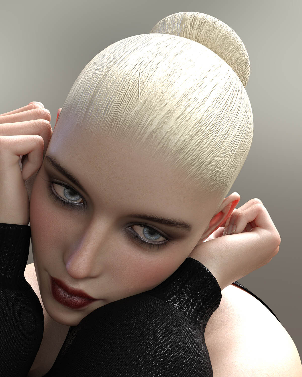 Donut Bun Resource - Updo for Genesis 8 Female(s) by N/A