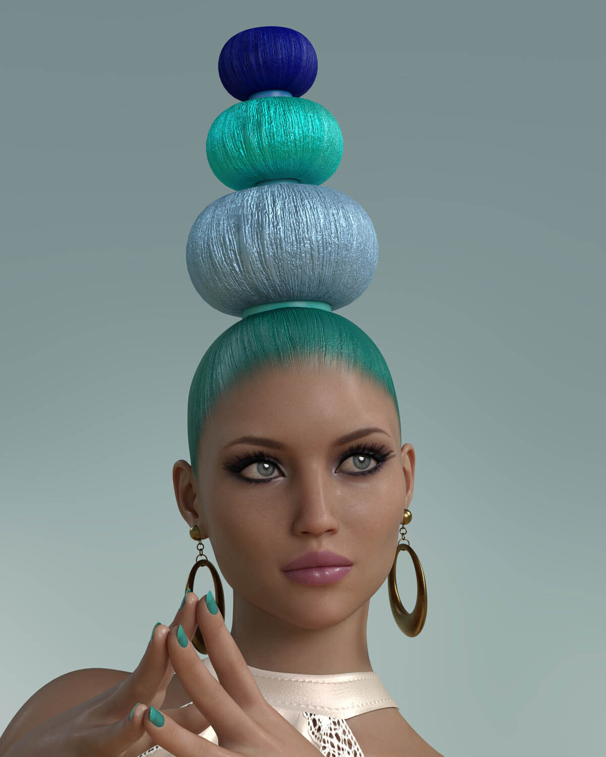 Donut Bun Resource - Updo for Genesis 8 Female(s) by N/A