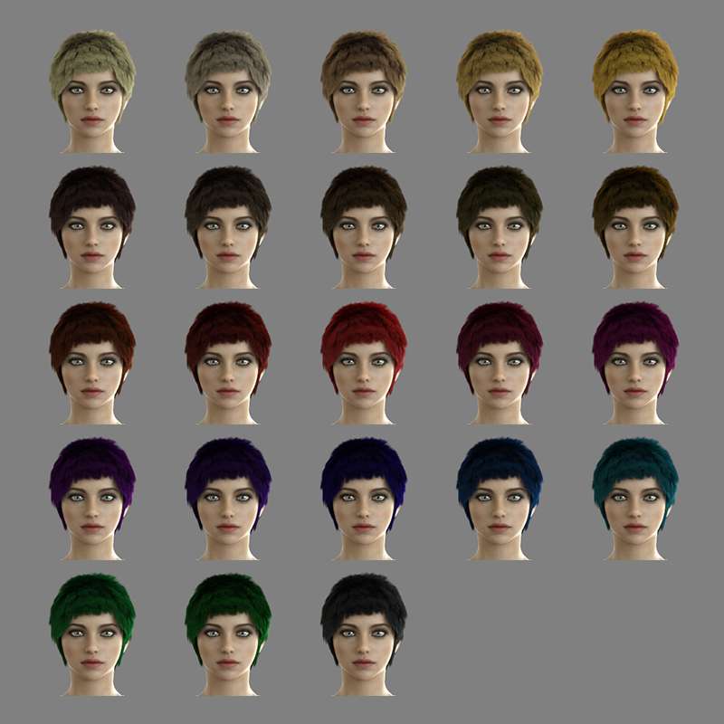 NI Hair for Genesis 8 and 8.1 Female by N/A