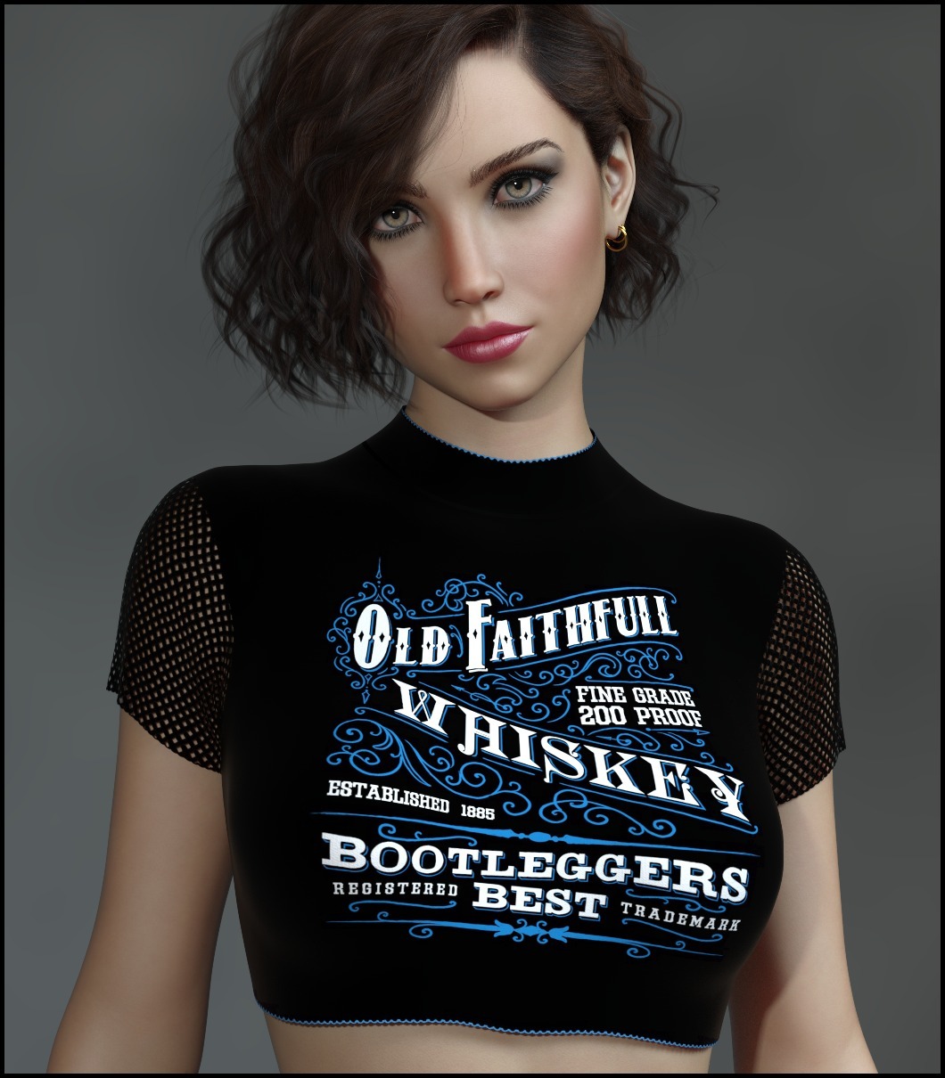 7th Ave: dforce - Basics - Crop Tee - Genesis 8 by N/A