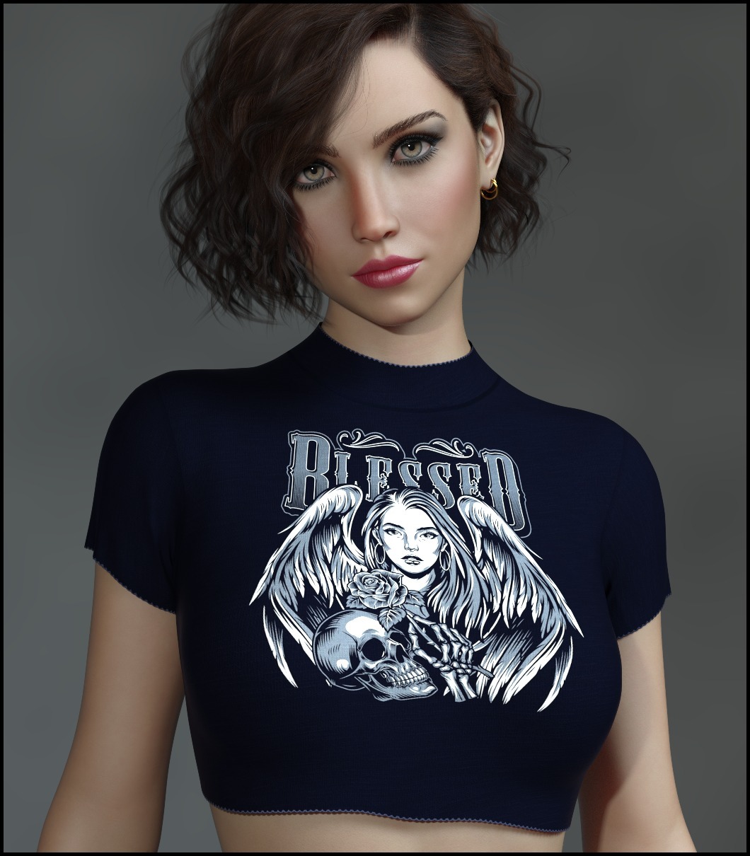 7th Ave: dforce - Basics - Crop Tee - Genesis 8 by N/A