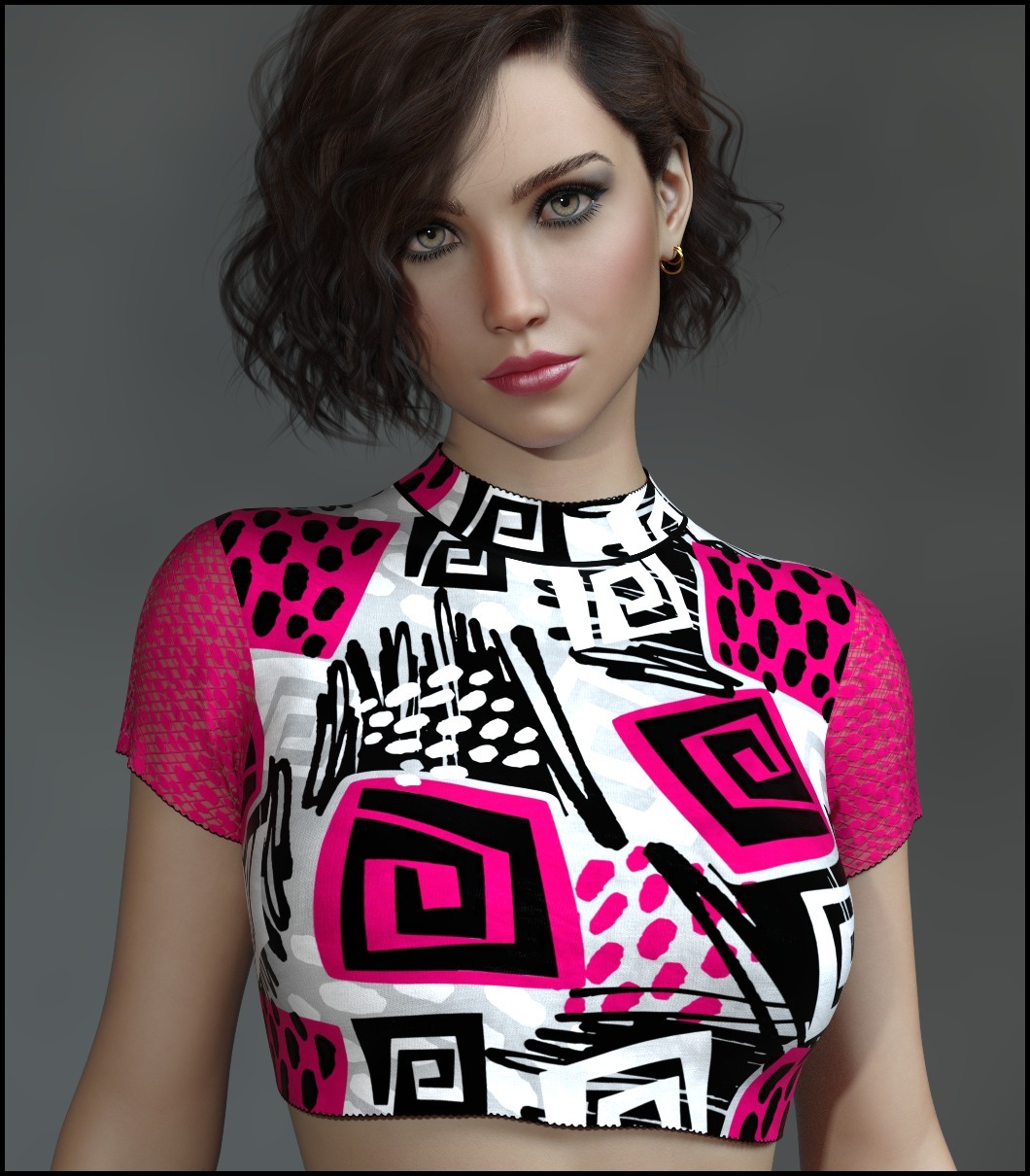 7th Ave: dforce - Basics - Crop Tee - Genesis 8 by N/A