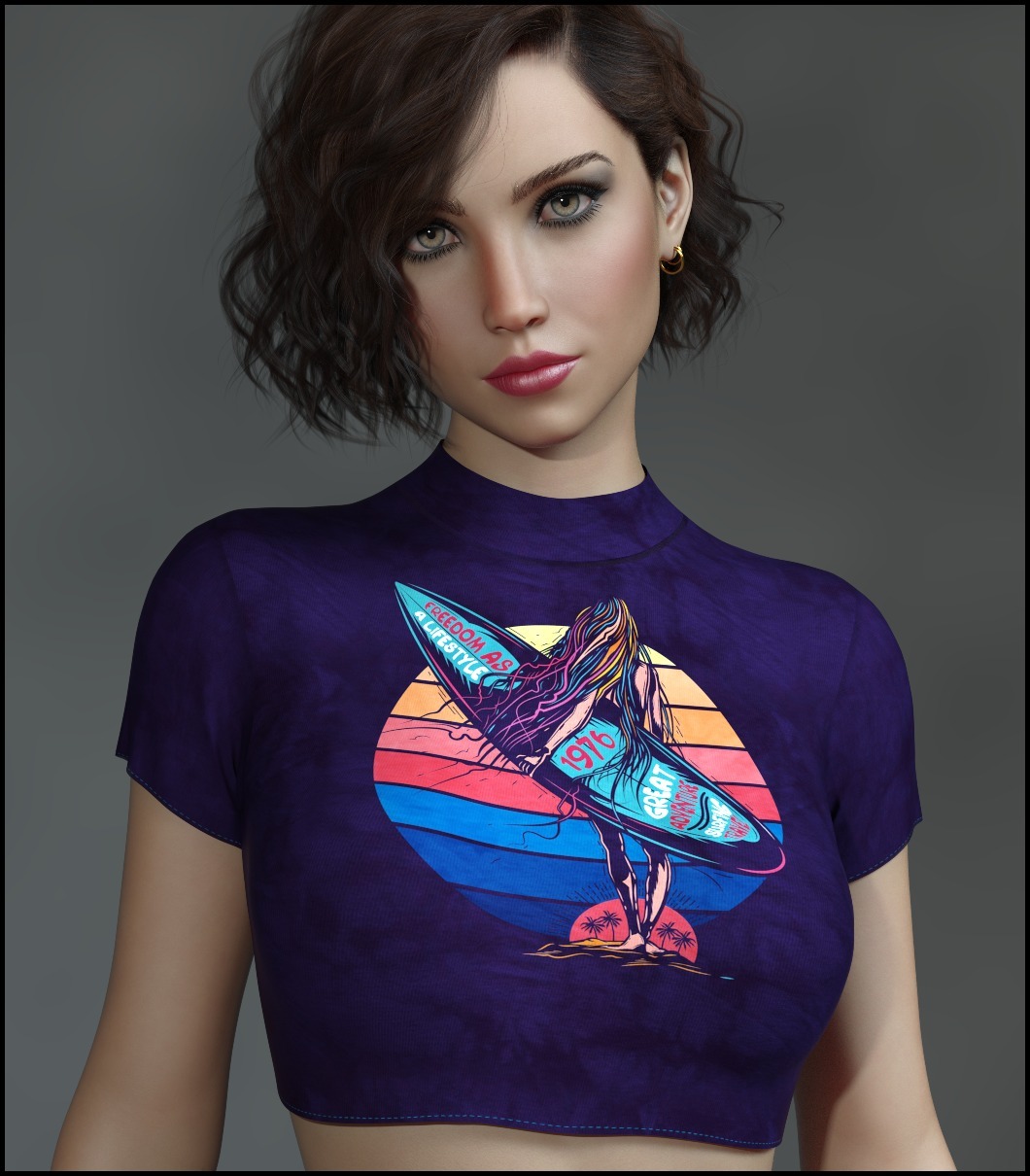 7th Ave: dforce - Basics - Crop Tee - Genesis 8 by N/A