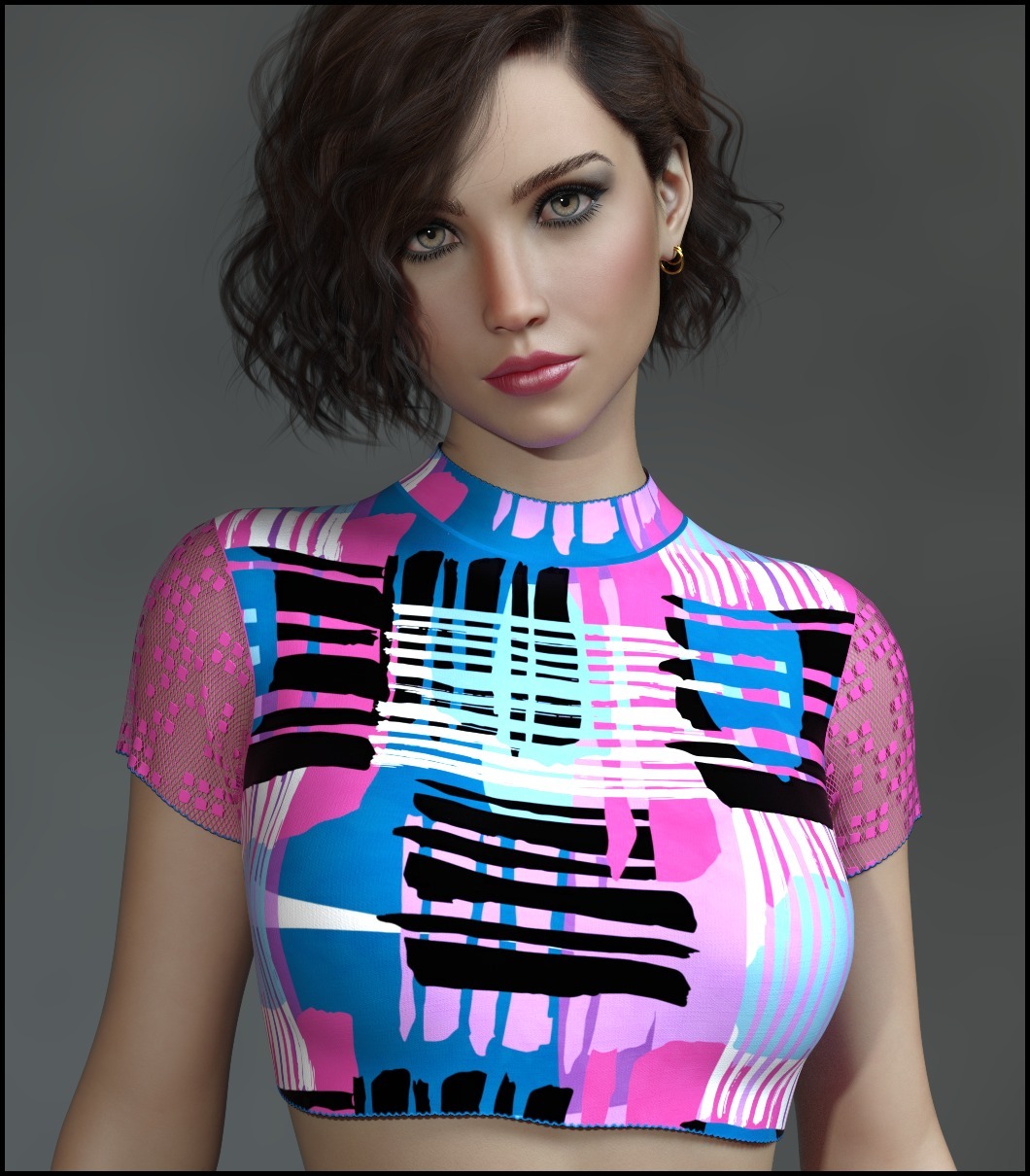 7th Ave: dforce - Basics - Crop Tee - Genesis 8 by N/A