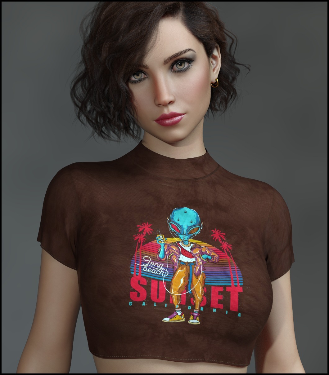 7th Ave: dforce - Basics - Crop Tee - Genesis 8 by N/A