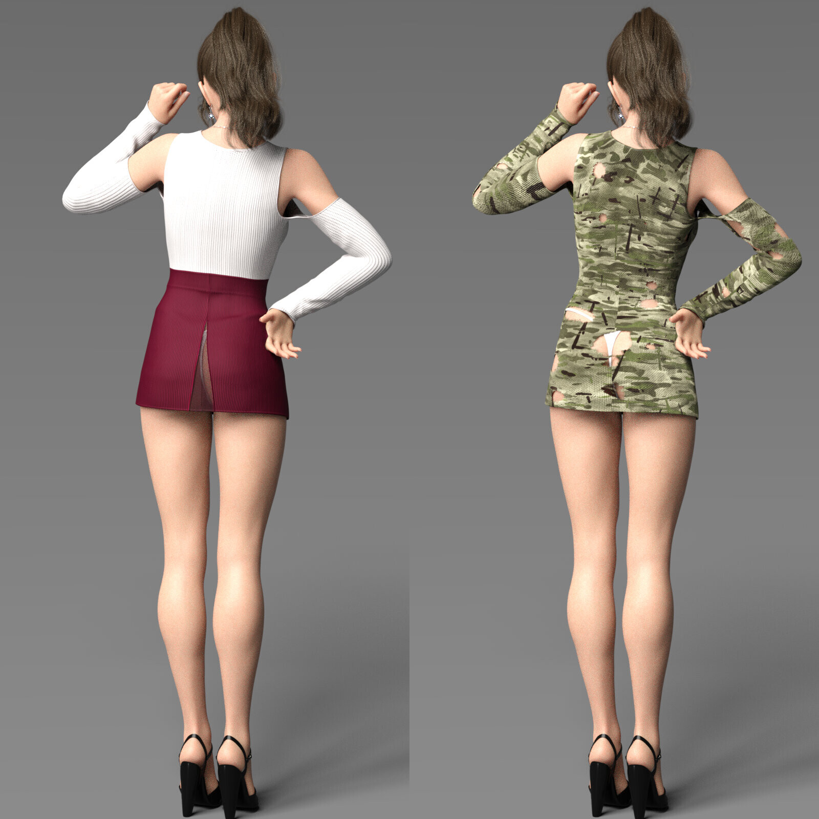 Street MS Outfit DForce for G8F by N/A