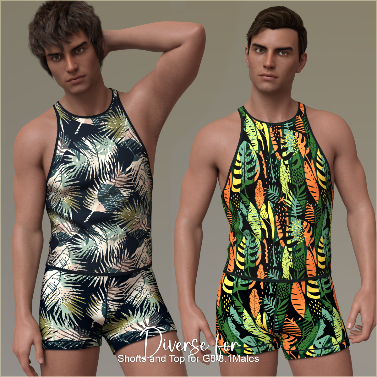 Diverse for Shorts and Top for G8M/G8.1M by N/A