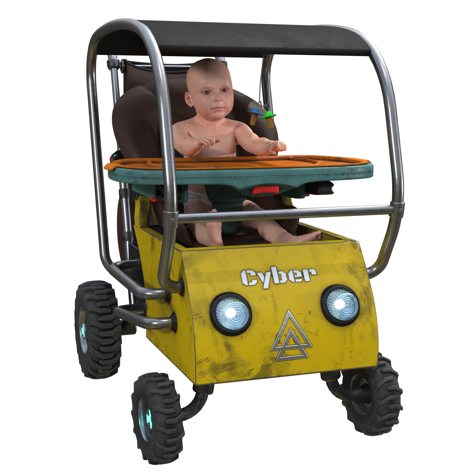 Cyber stroller for Daz and Poser by N/A