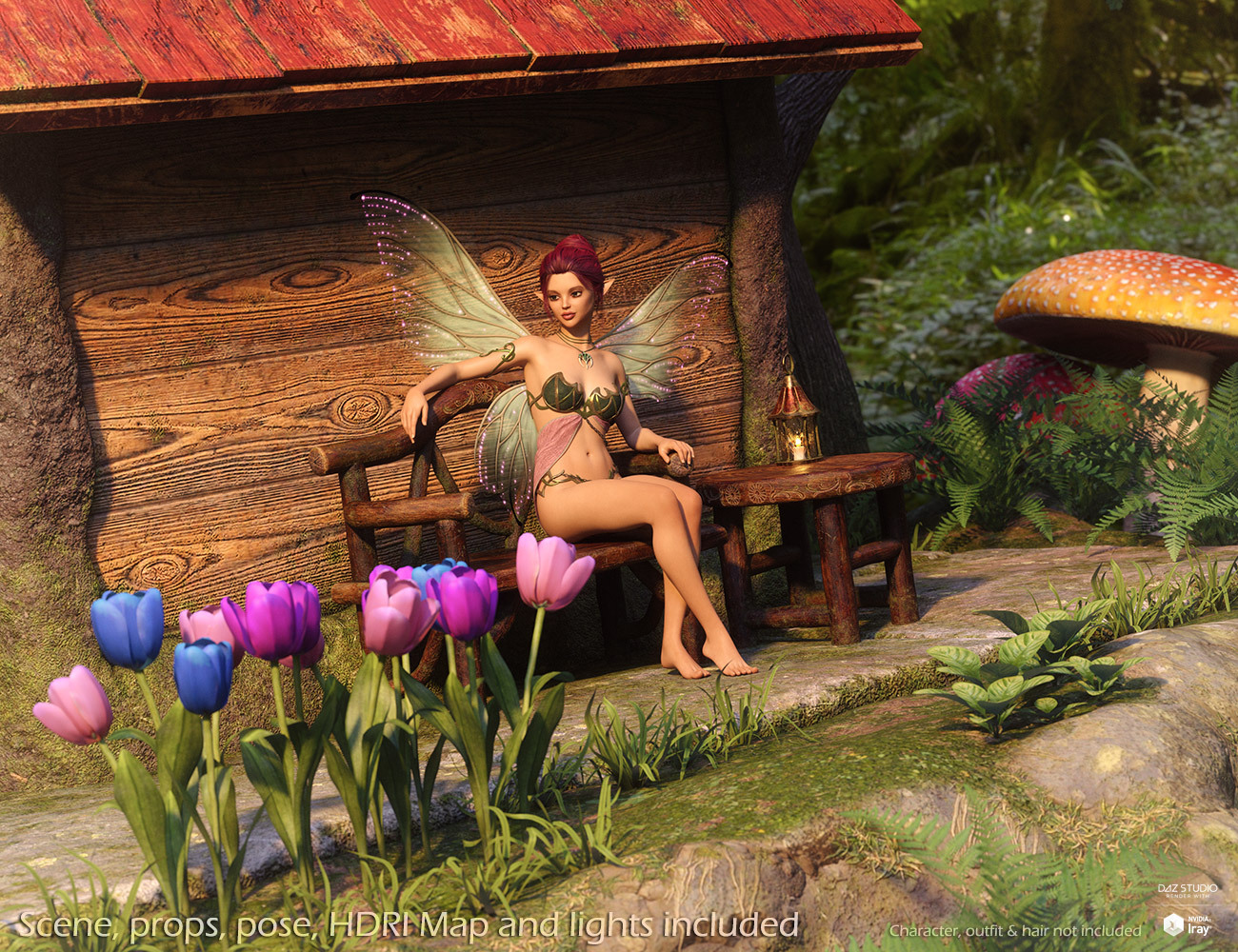Enchanted Cottage for DazStudio by N/A