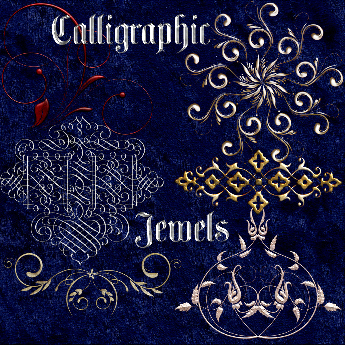 Harvest Moons Calligraphic Jewels by N/A