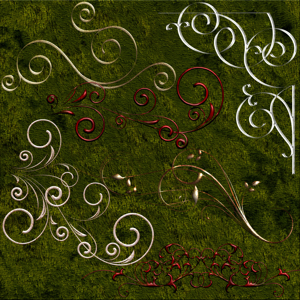 Harvest Moons Calligraphic Jewels by N/A