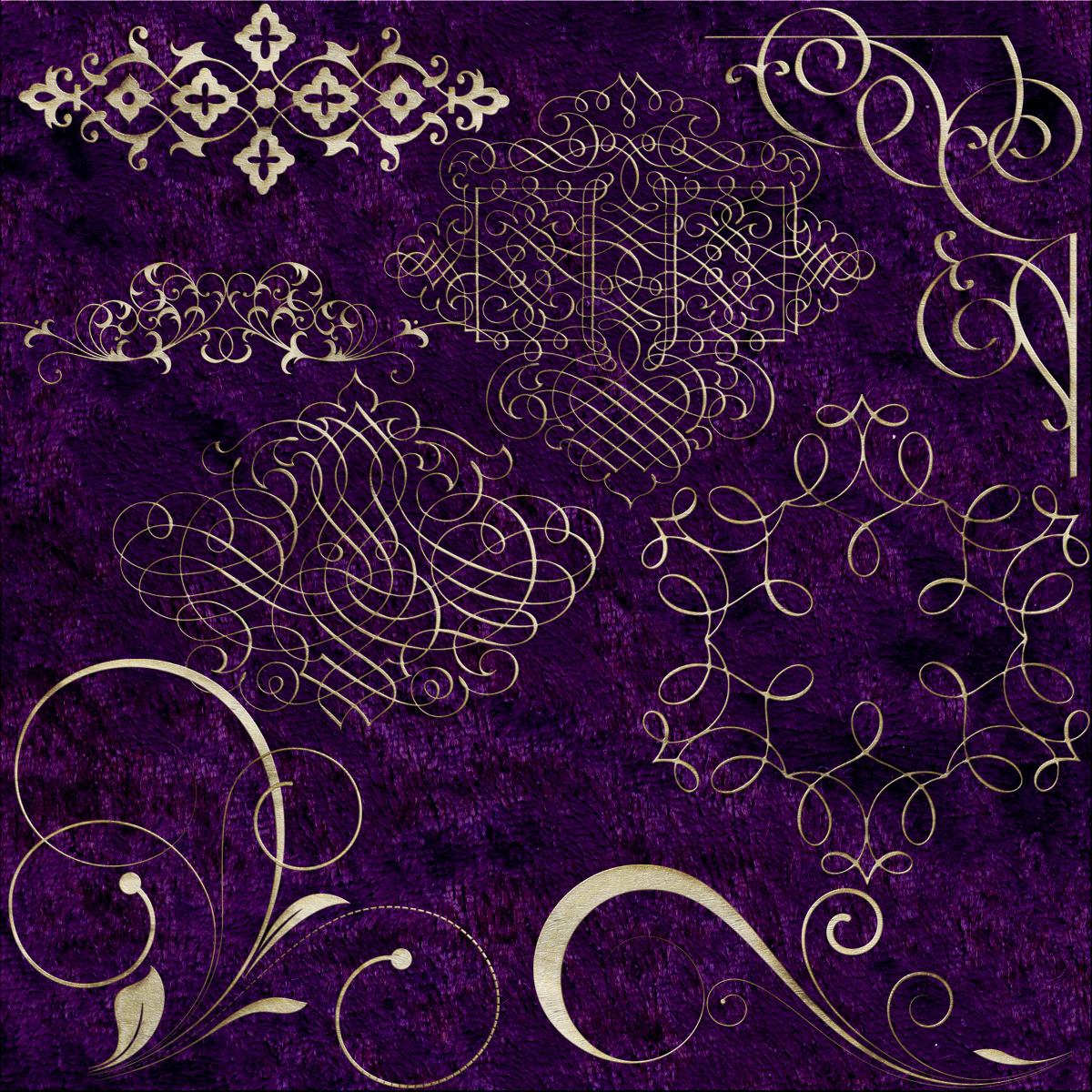 Harvest Moons Calligraphic Jewels by N/A