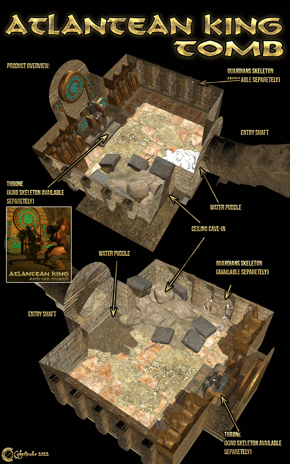 Atlantean King Tomb by N/A