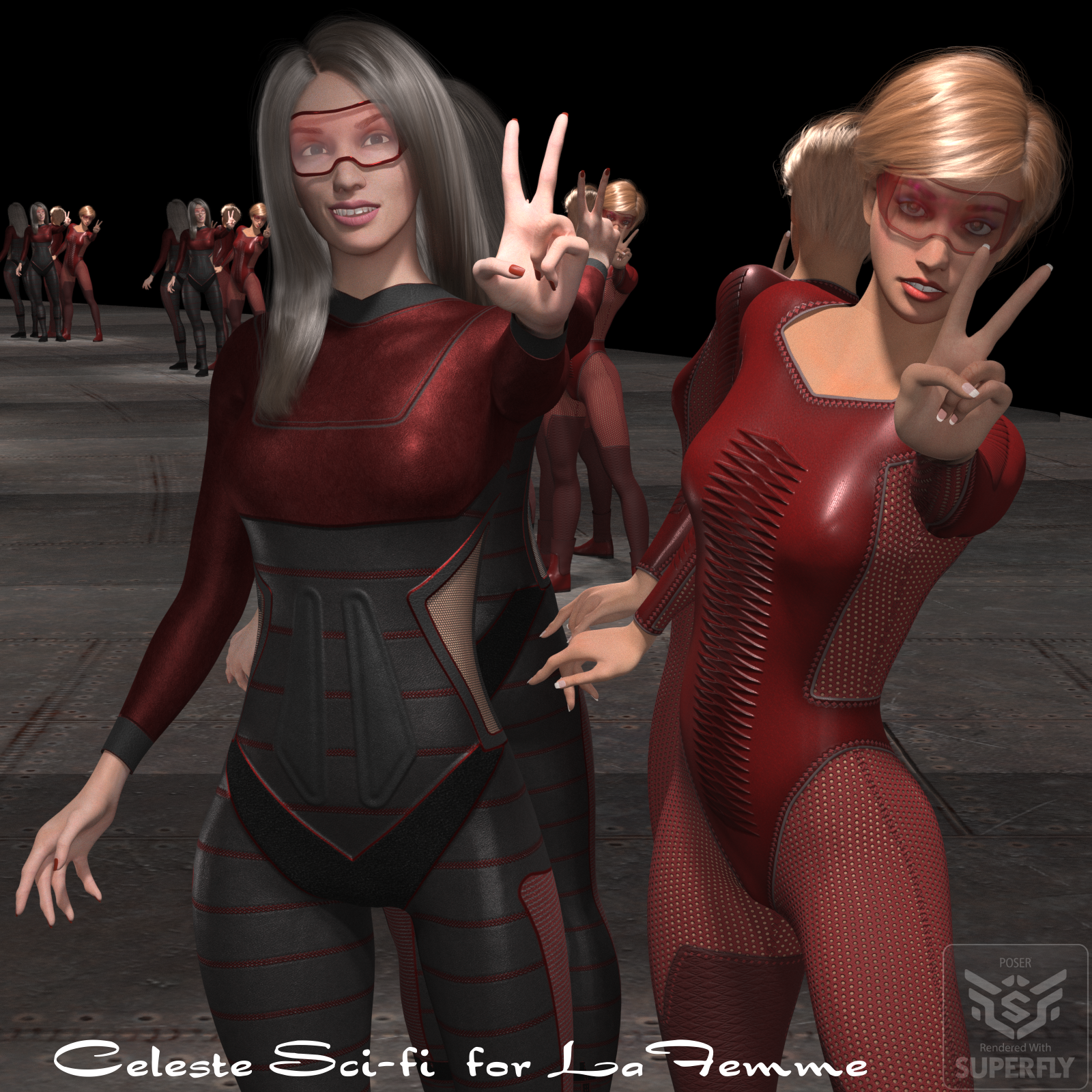 Celeste Sci-fi for La Femme by N/A
