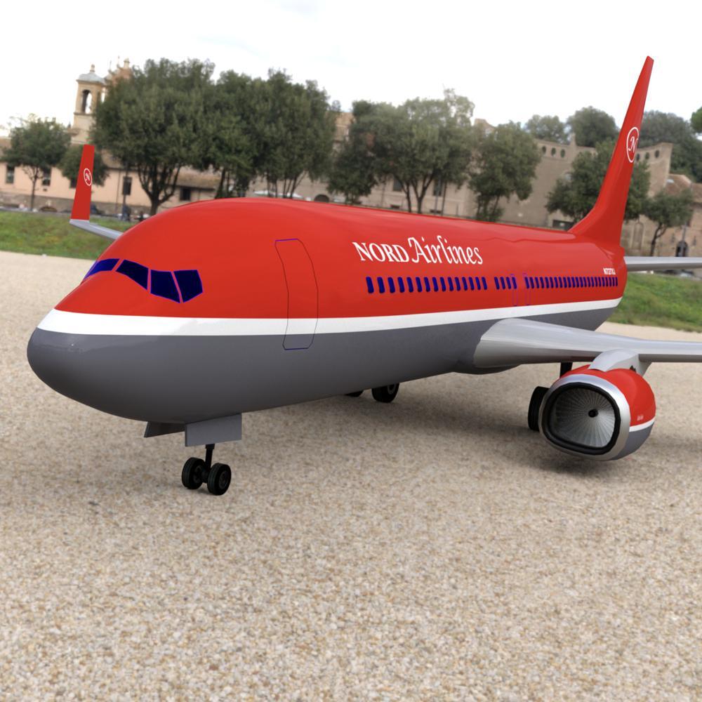 Aircraft 737 for DAZ Studio by N/A