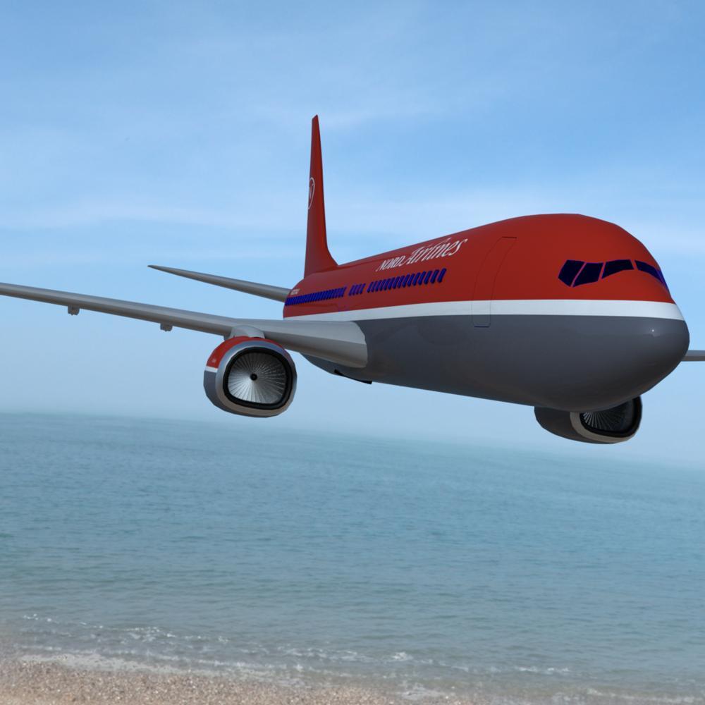 Aircraft 737 for DAZ Studio by N/A