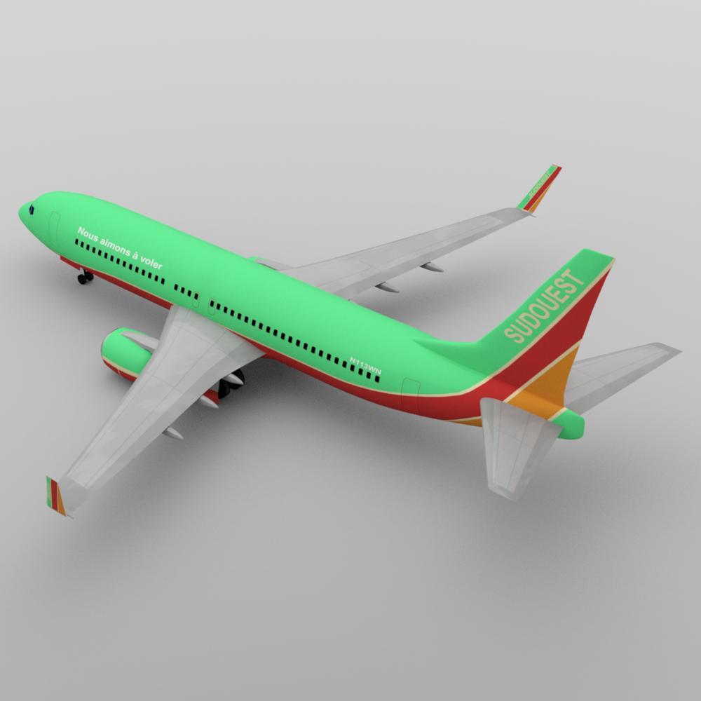 Aircraft 737 for DAZ Studio by N/A