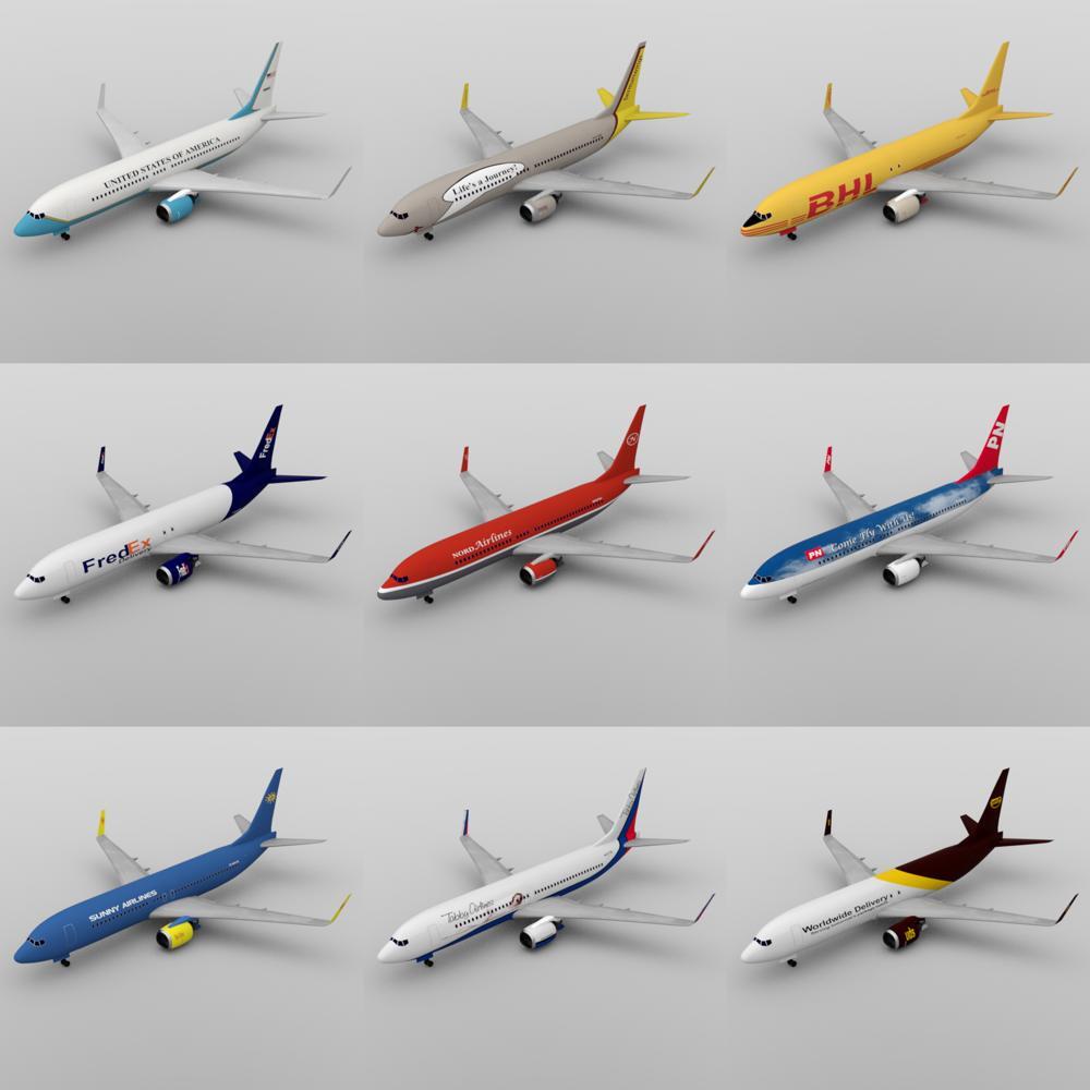 Aircraft 737 for DAZ Studio by N/A