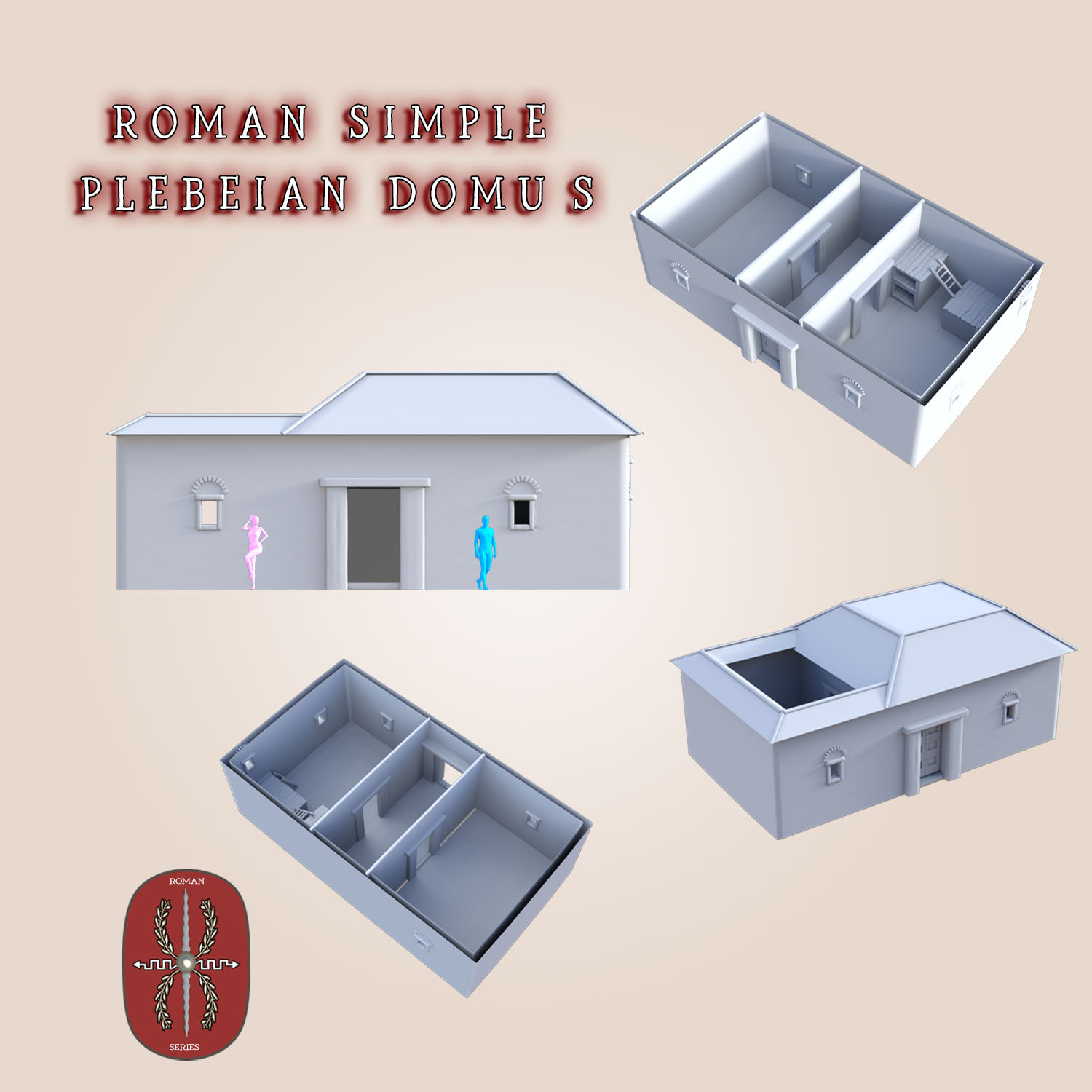 Roman Simple Plebeian Domus by N/A
