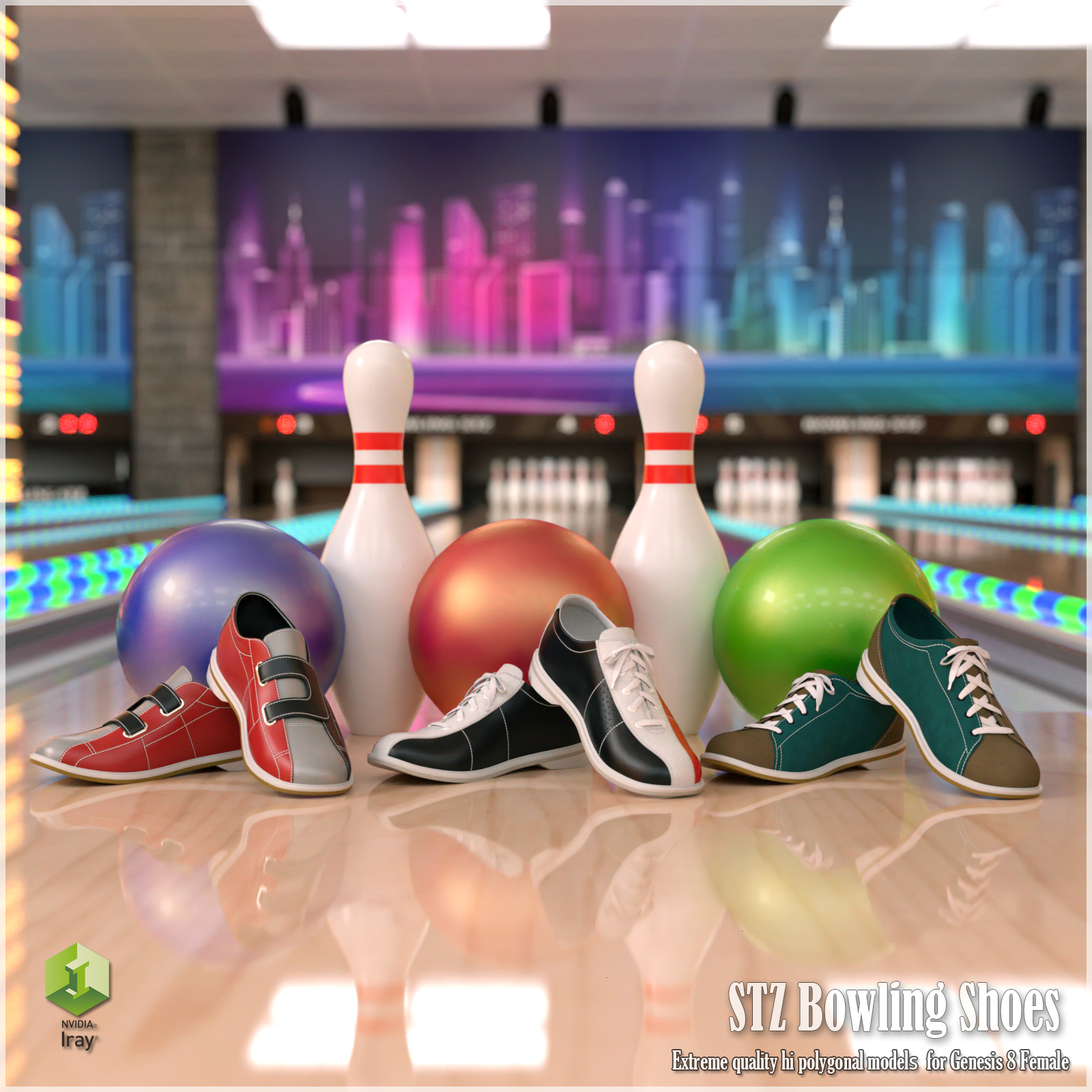 STZ Bowling Shoes by N/A