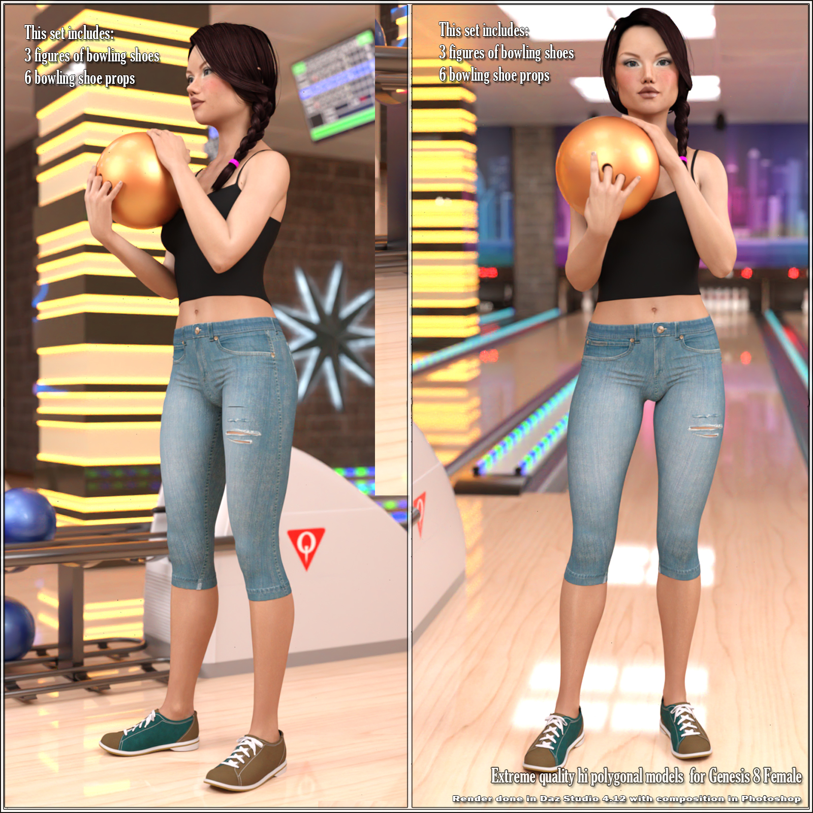 STZ Bowling Shoes by N/A