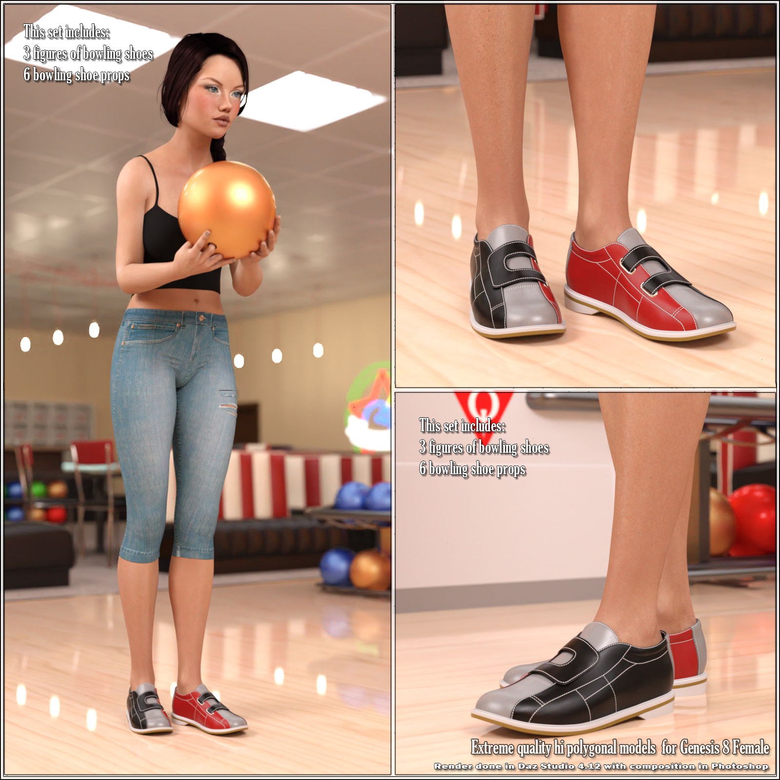 STZ Bowling Shoes by N/A