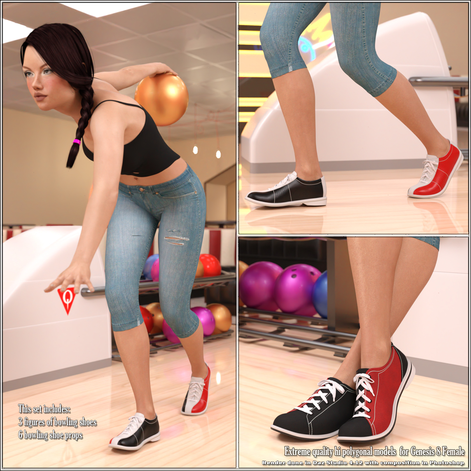 STZ Bowling Shoes by N/A