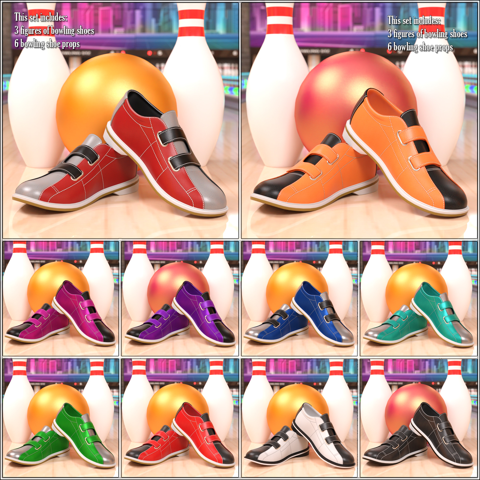 STZ Bowling Shoes by N/A