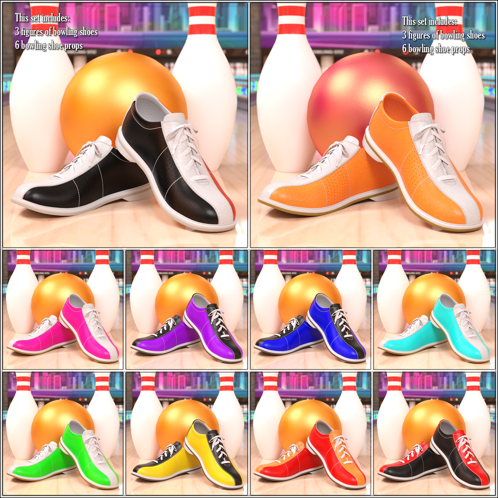 STZ Bowling Shoes by N/A