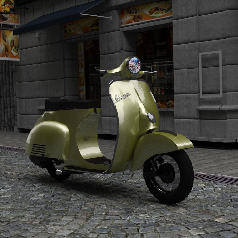 Vespa for DAZ Studio by N/A