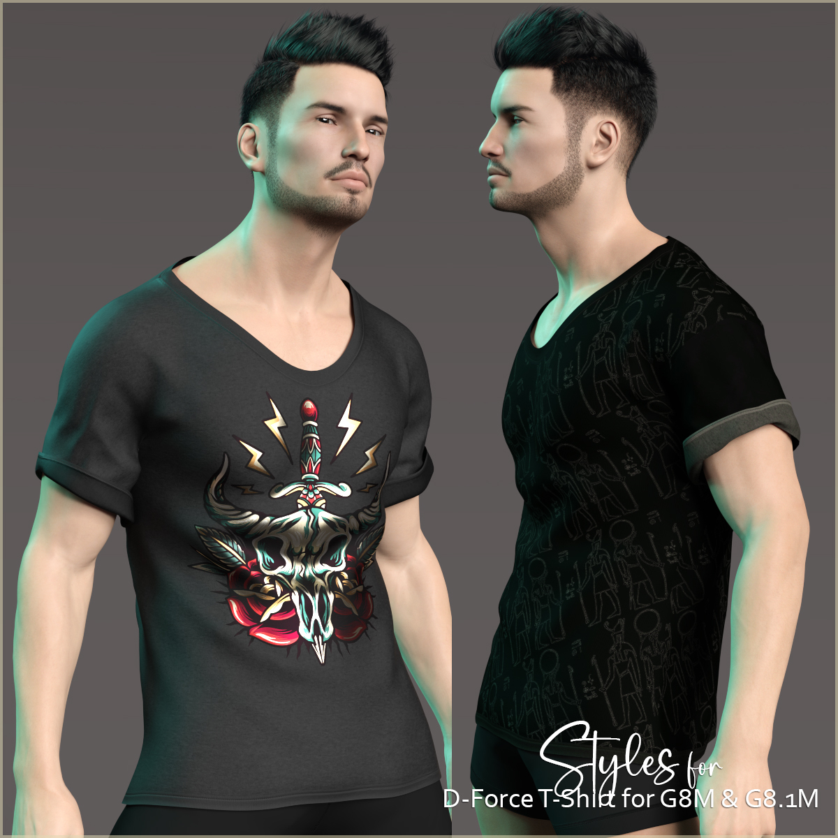 Styles for D-Force T-Shirt for G8M & G8.1M by N/A
