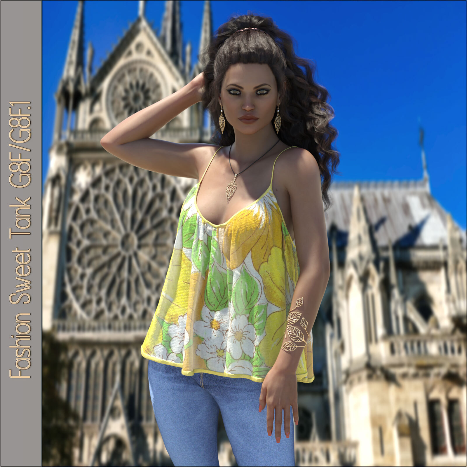 Fashion Sweet Tank by N/A