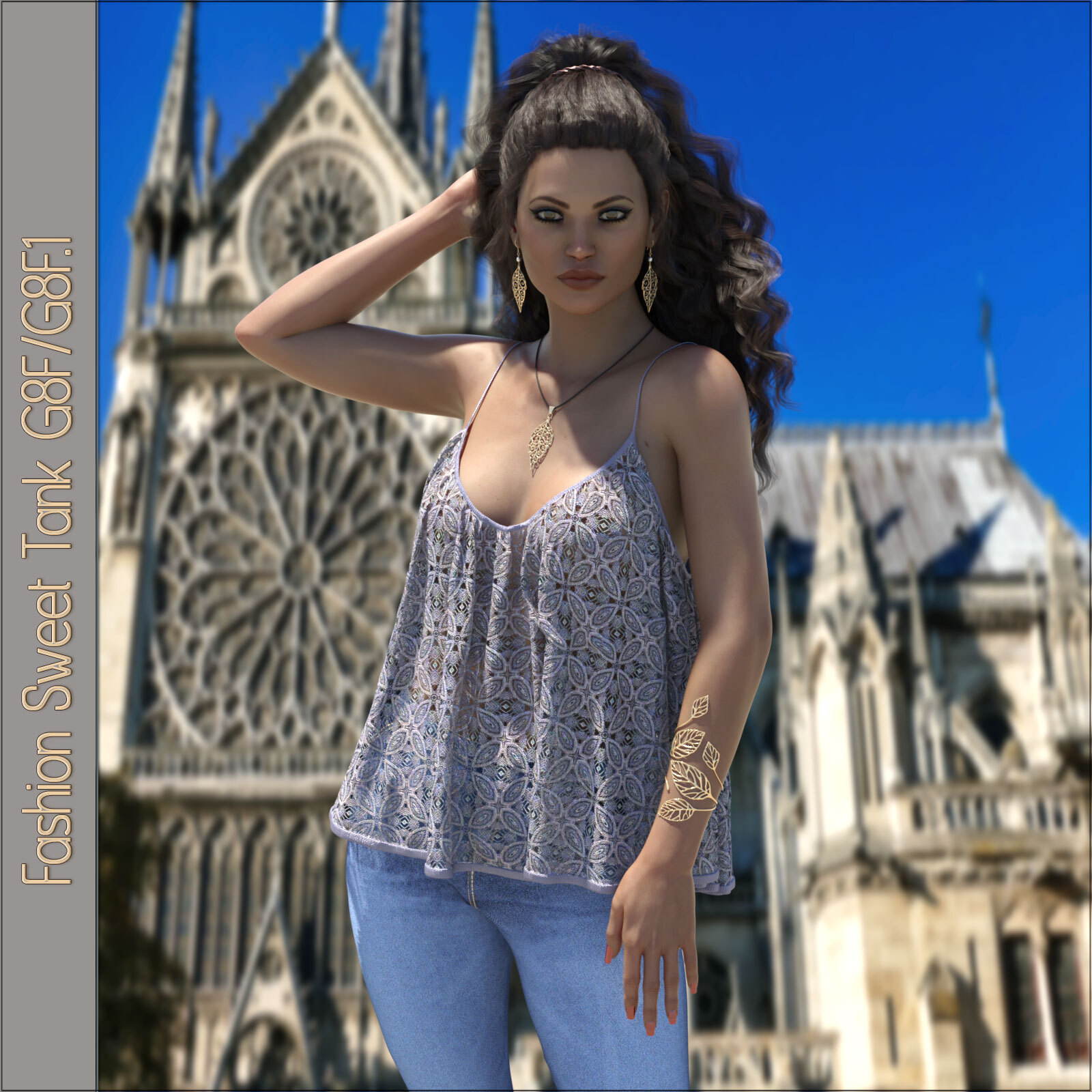 Fashion Sweet Tank by N/A