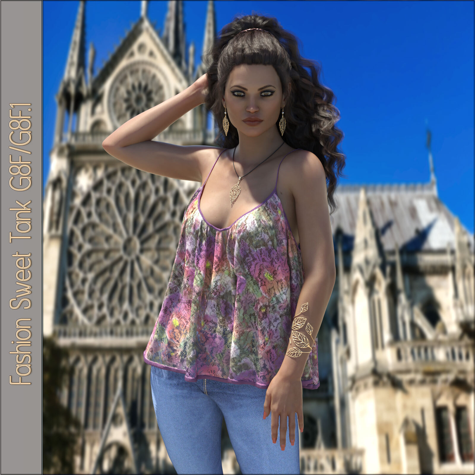 Fashion Sweet Tank by N/A
