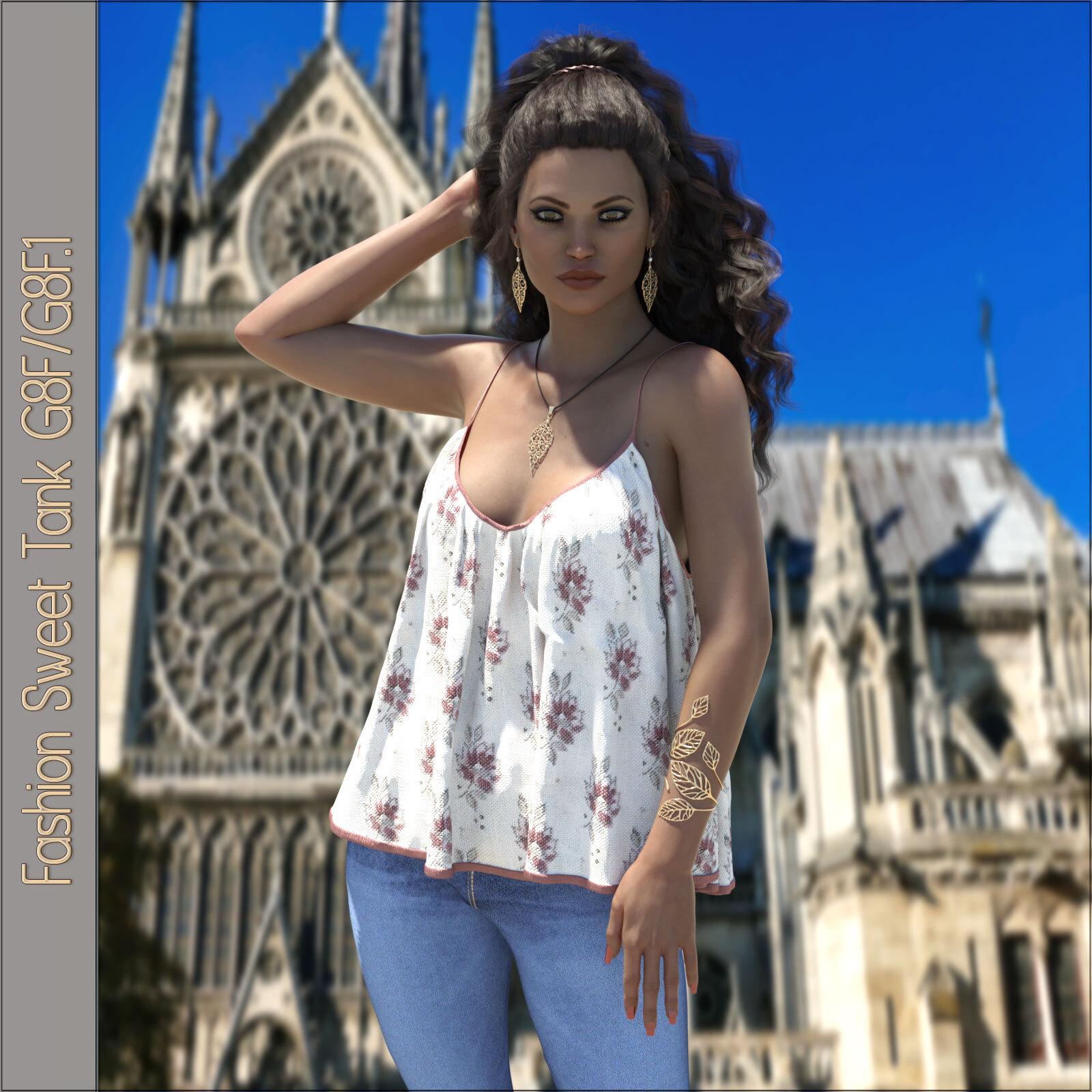 Fashion Sweet Tank by N/A