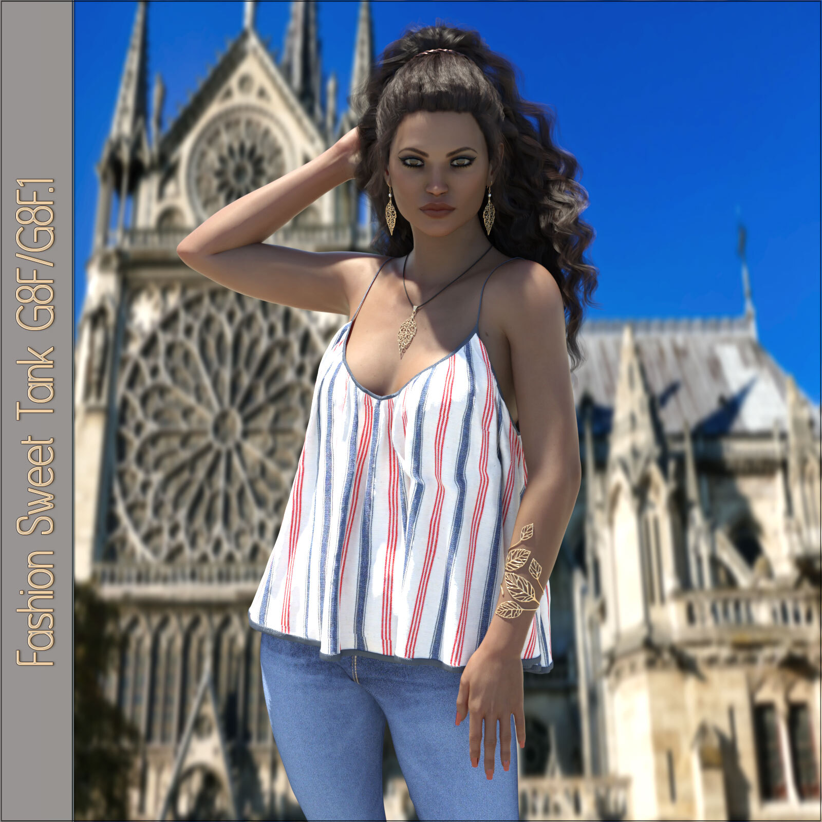 Fashion Sweet Tank by N/A