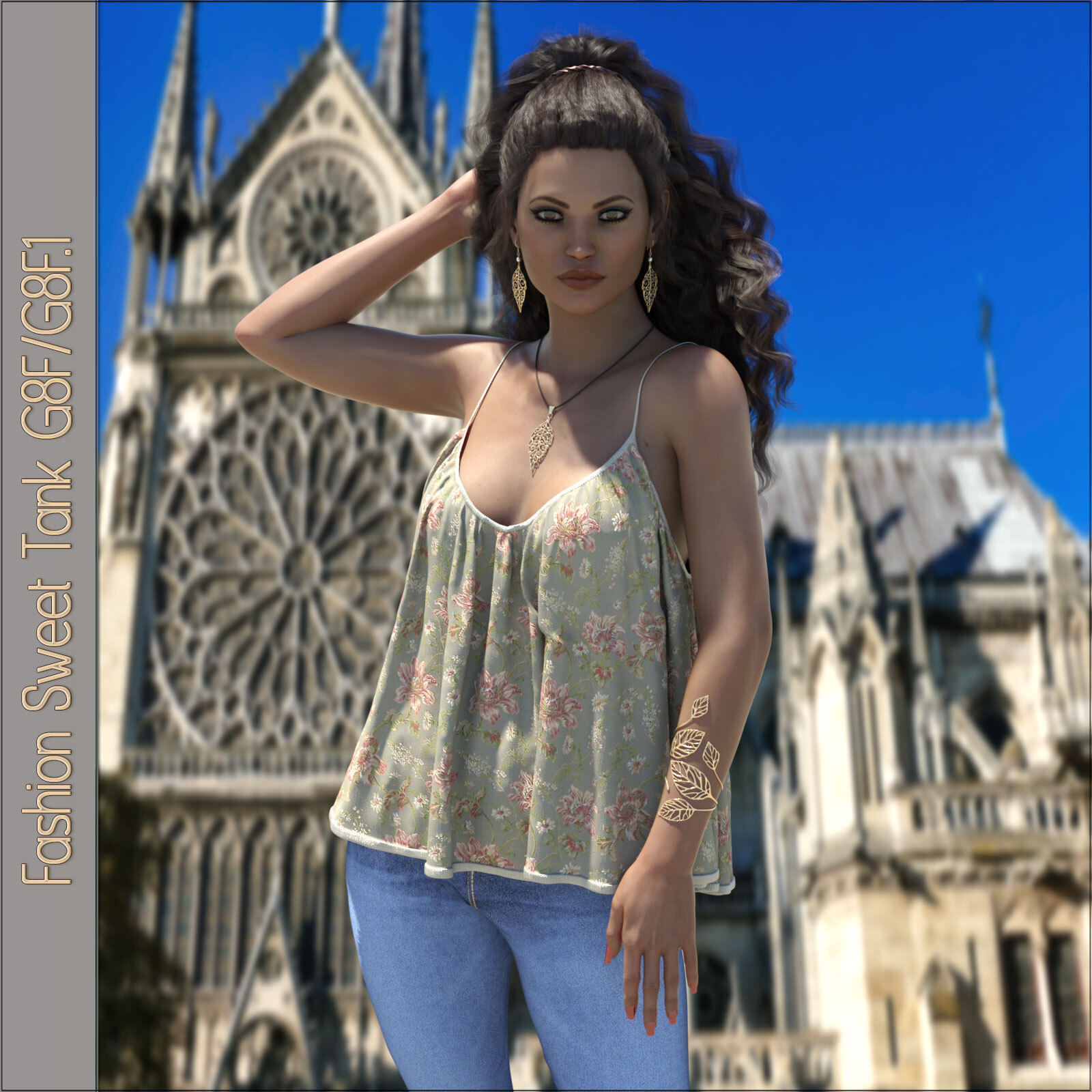 Fashion Sweet Tank by N/A