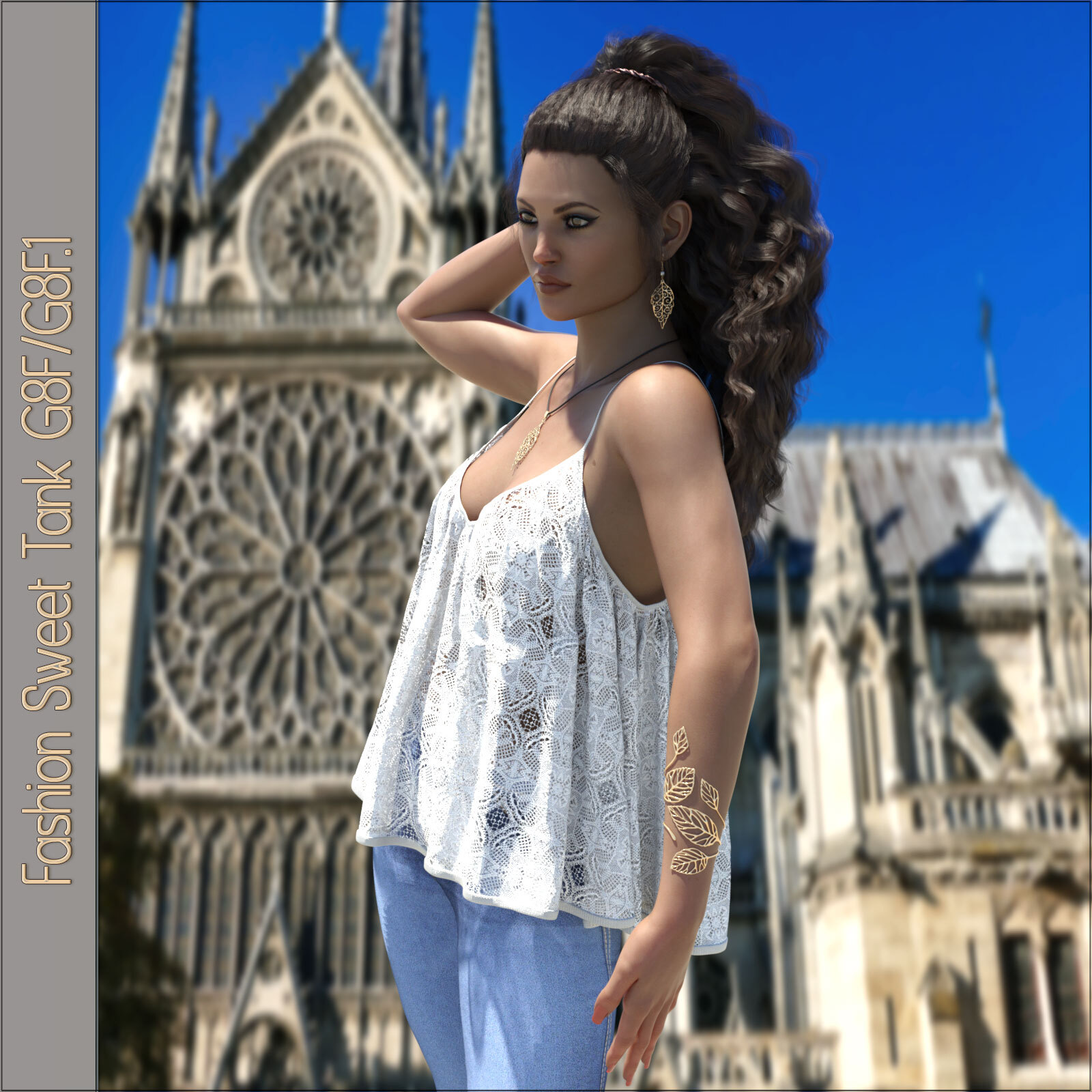 Fashion Sweet Tank by N/A