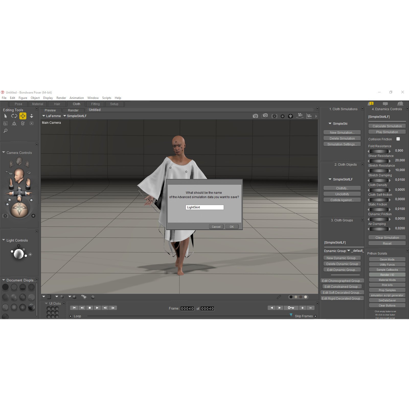 SimDataSaver for Poser 12 by N/A