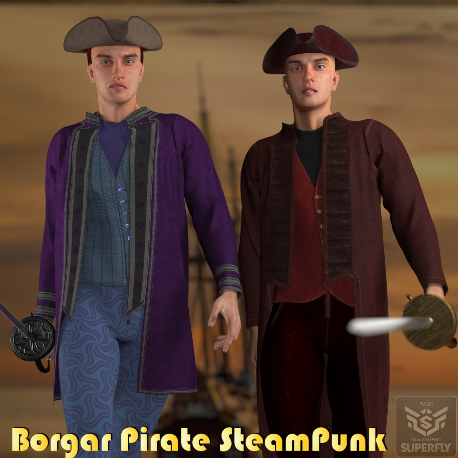 Borgar Piratepunk for L'Homme by N/A