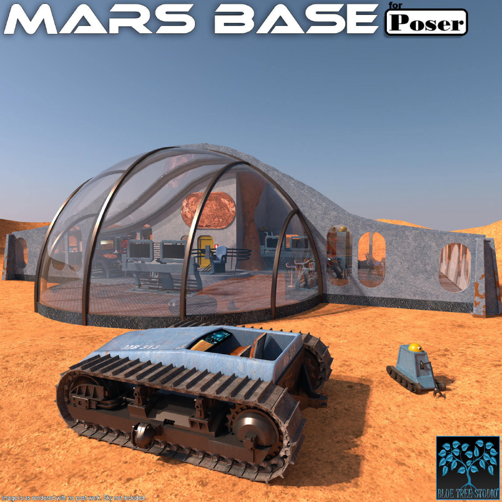 Mars Base for Poser by N/A
