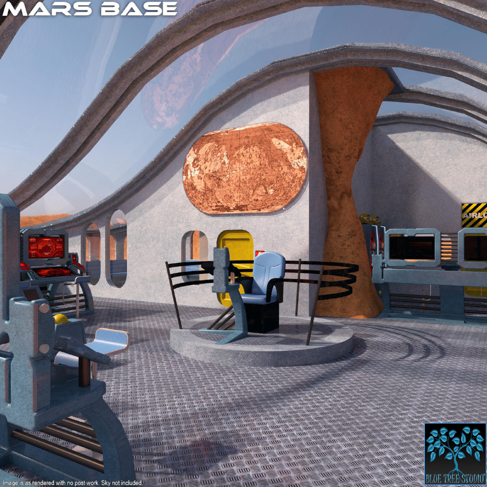 Mars Base for Poser by N/A