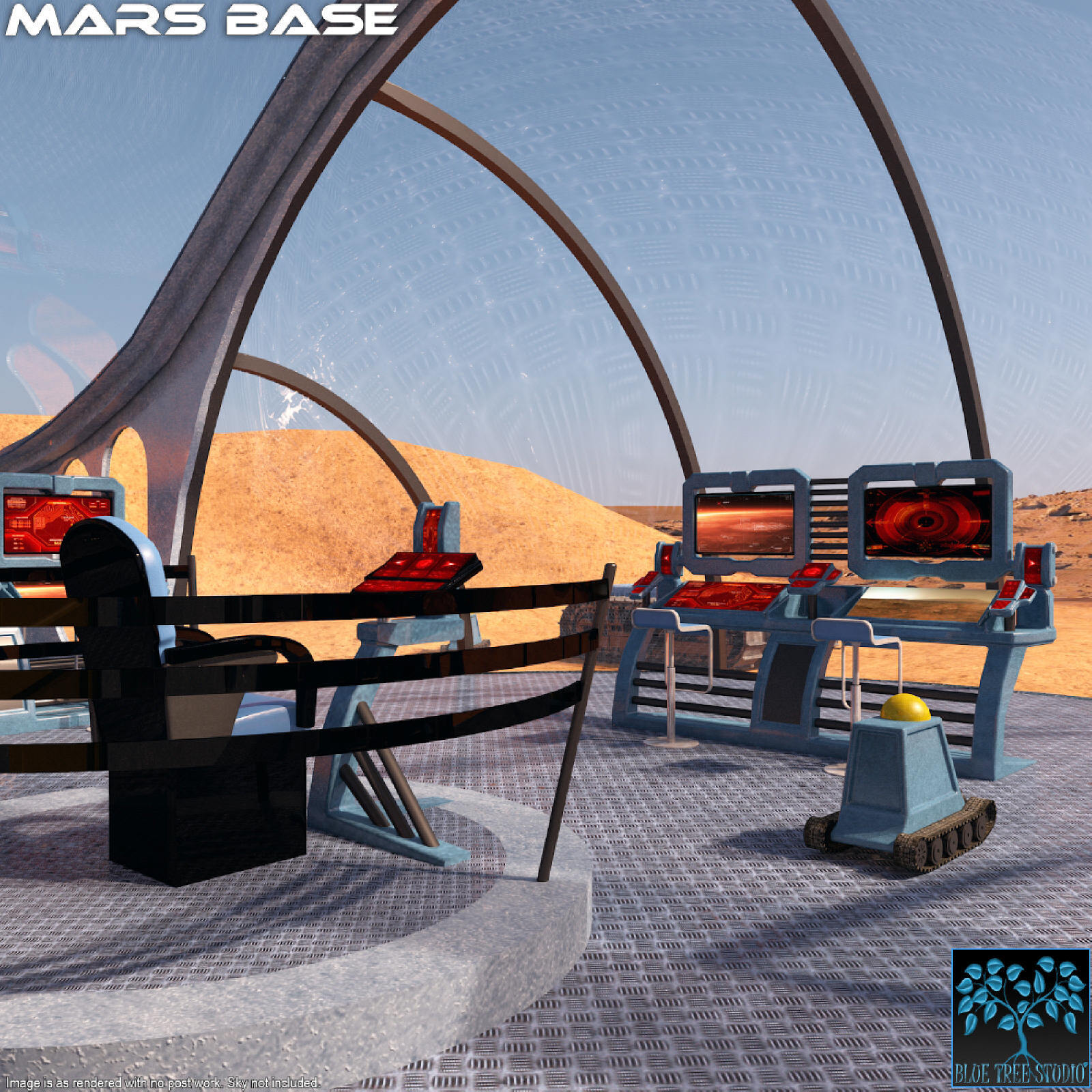Mars Base for Poser by N/A