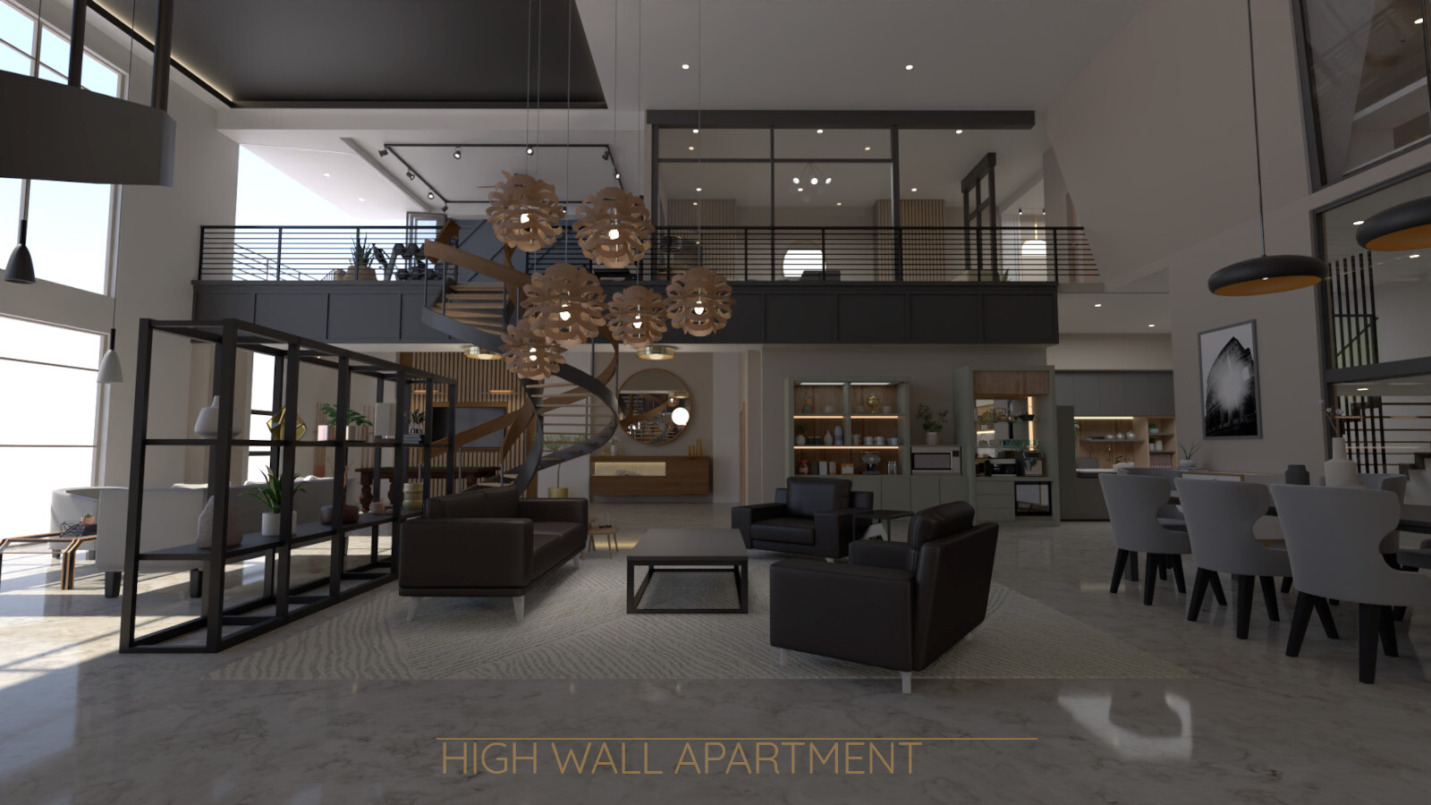 High Wall Apartment by N/A
