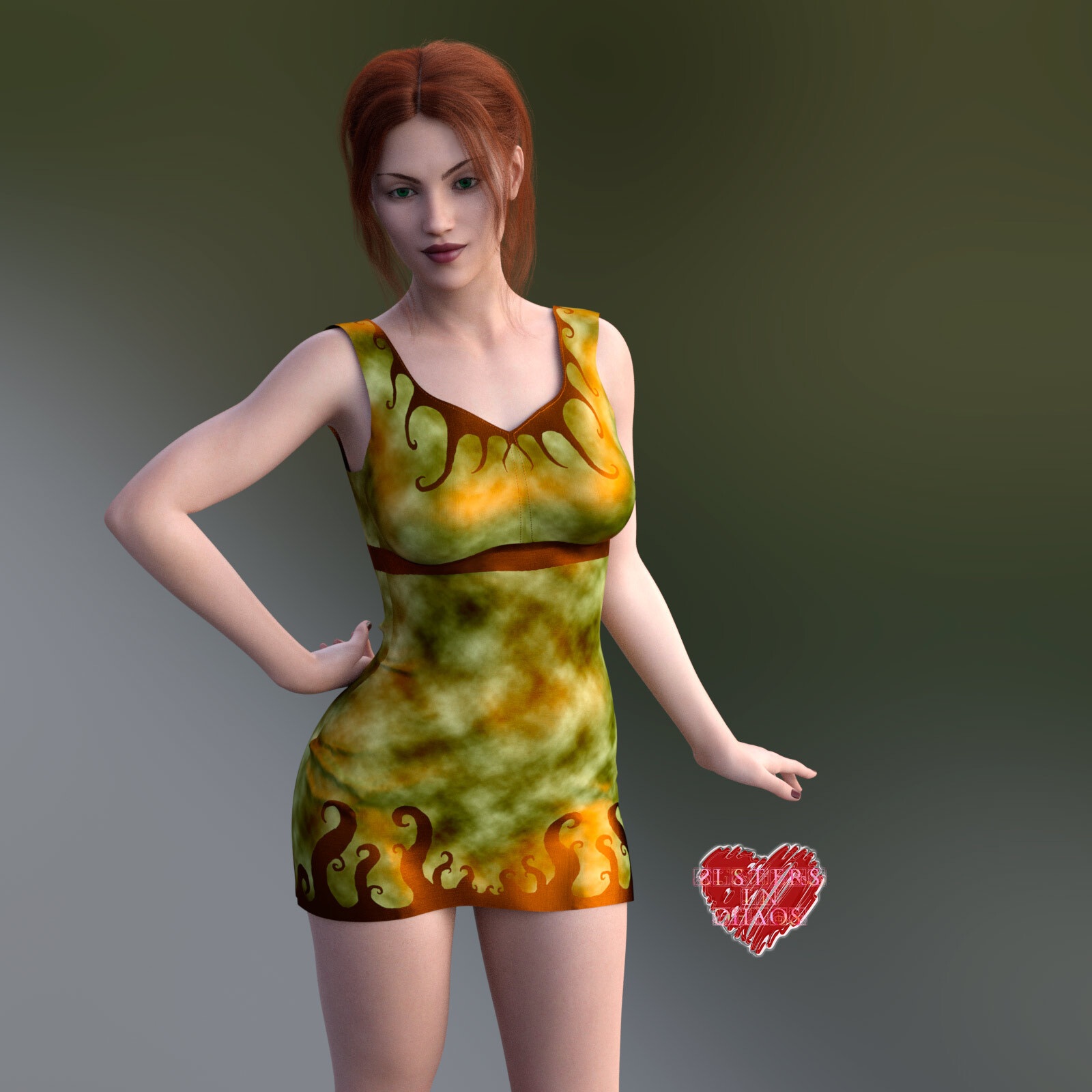 Tabby Dress for Genesis 8 and 8.1 Female by N/A