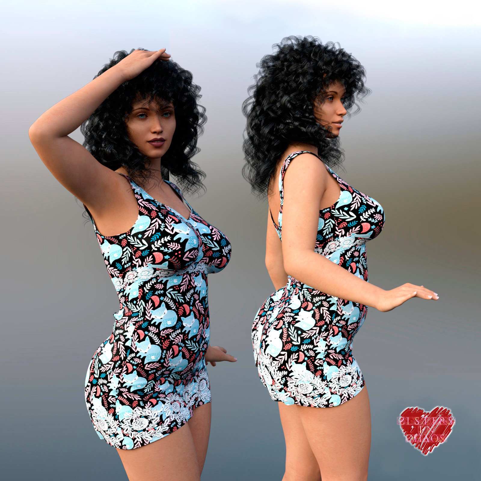 Tabby Dress for Genesis 8 and 8.1 Female by N/A