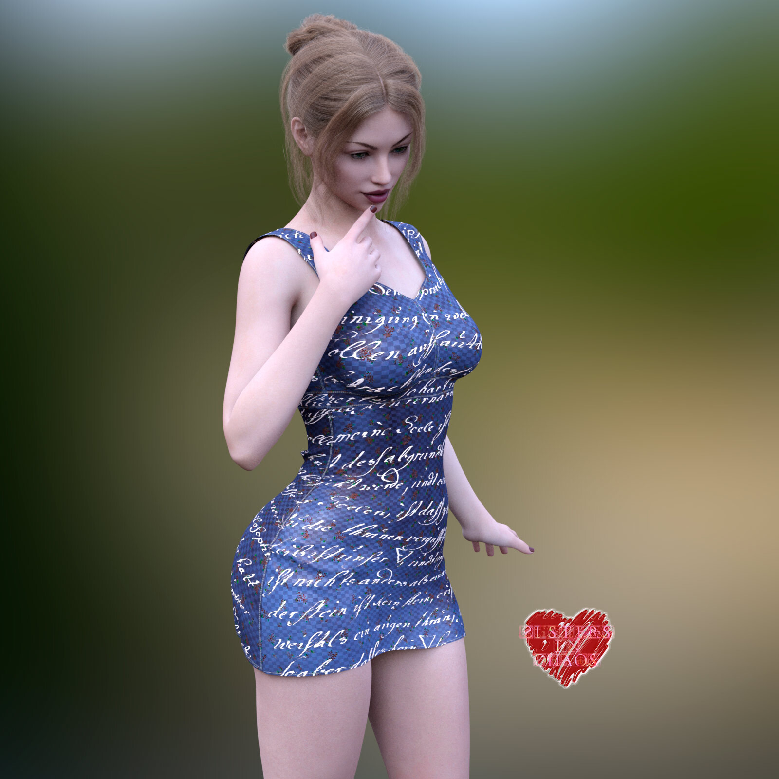 Tabby Dress for Genesis 8 and 8.1 Female by N/A